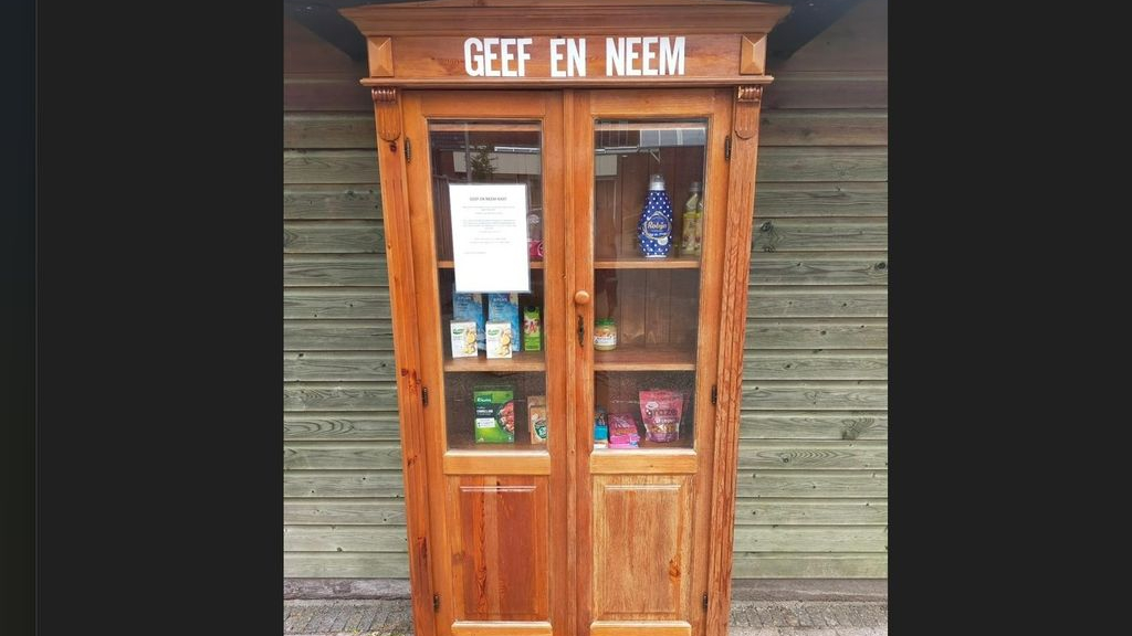 Foto: Heeft u de 'Geef en neem' kast bij de Morgenster al gezien?