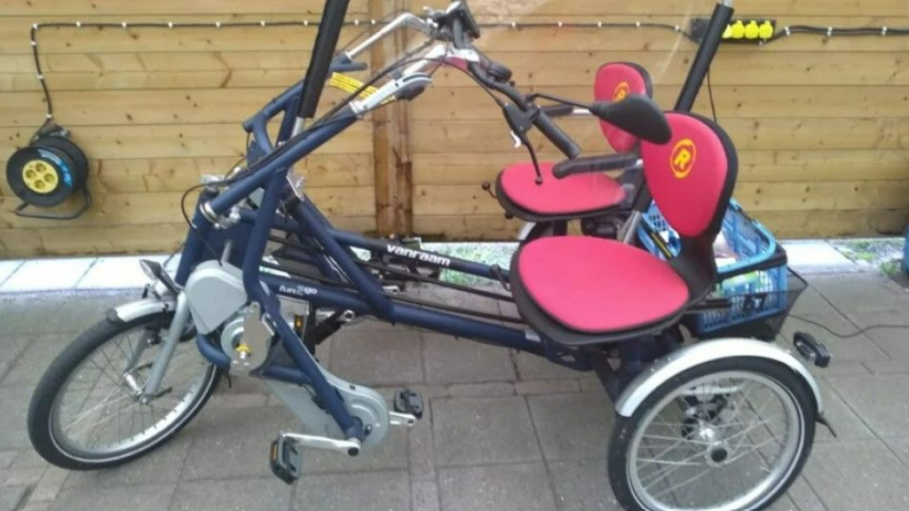 Foto: Samen op pad met de duo-fiets van SWO