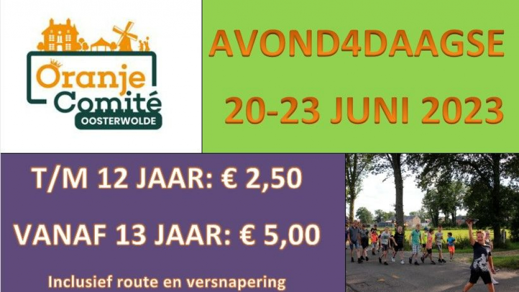 Foto: Fiets- en wandelvierdaagse Oosterwolde