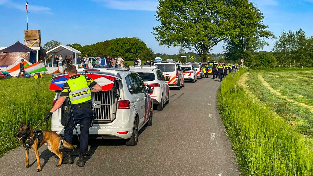 Foto: Hulpverleners tegengewerkt in Nunspeet