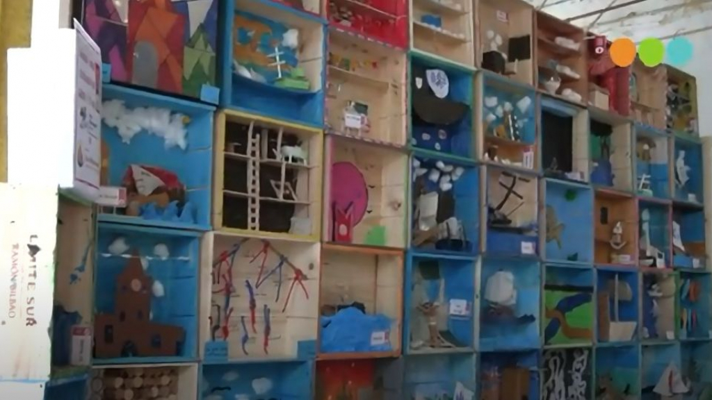 Foto: Schoolproject met kijkkastjes opent het Vestingval 2023