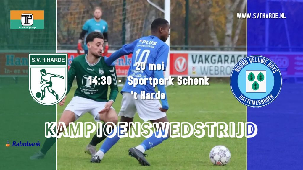 Foto: Voorbeschouwing S.V. ’t Harde – Noord Veluwe Boys