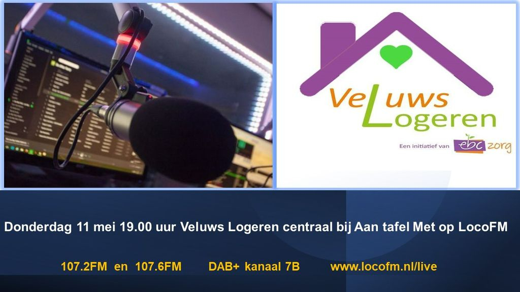 Foto: Veluws Logeren centraal bij Aan Tafel Met LocoFM