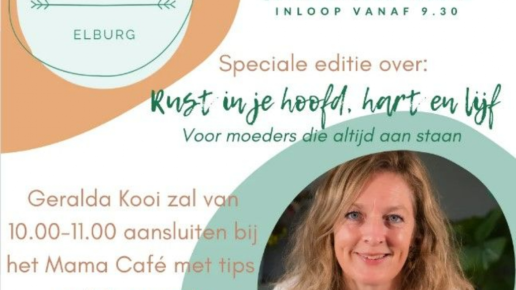 Foto: Mama café over meer rust in je hoofd, hart en lijf