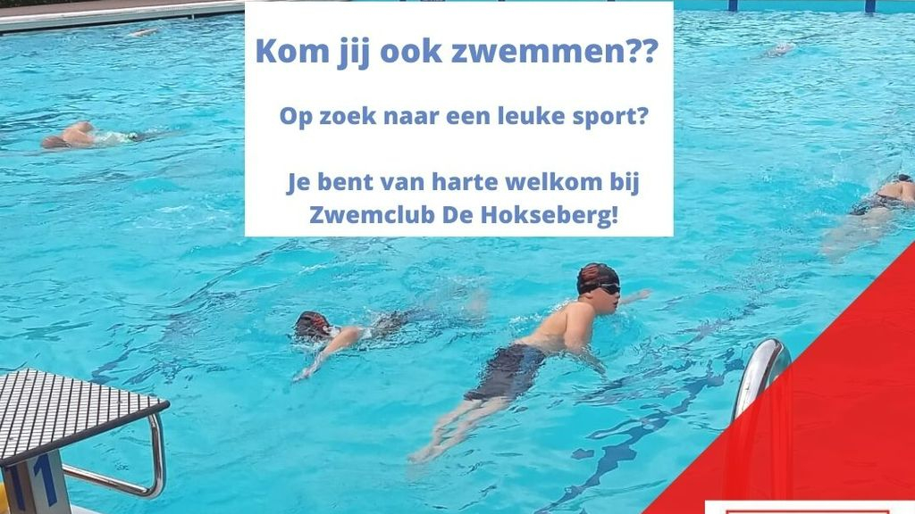 Foto: Zwemclub De Hokseberg heeft geen koudwatervrees en gaat weer buiten trainen
