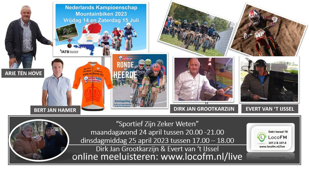 Foto: Mountainbiken, wegwielrennen en motocross bij Sportief Zijn Zeker Weten