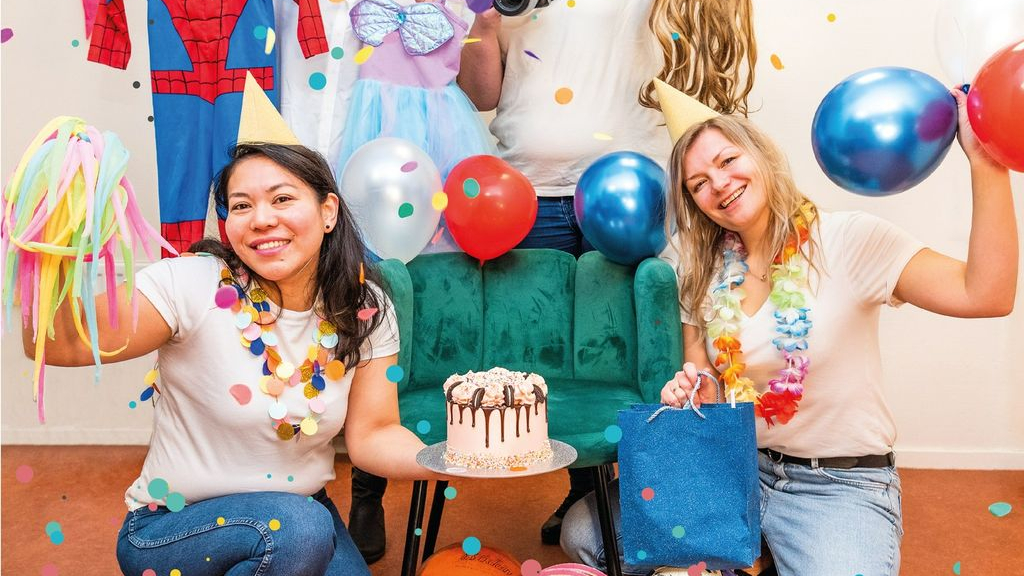 Foto: Toch een verjaardagsfeest?