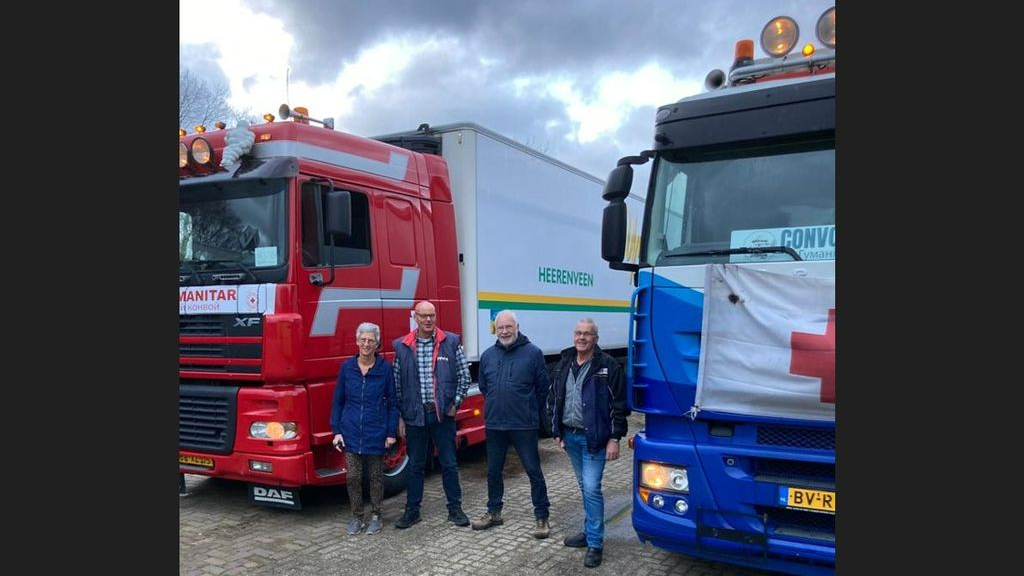 Foto: Weer twee noodhulptransporten aangekomen in Oekraïne