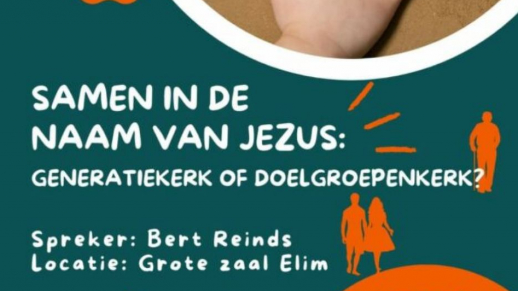 Foto: Thema avond ‘Samen in de naam van Jezus’