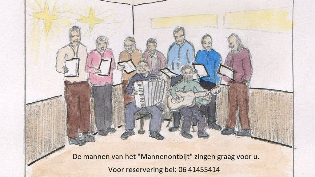 Foto: Mannenzanggroep Ontbijt in de Samenhof