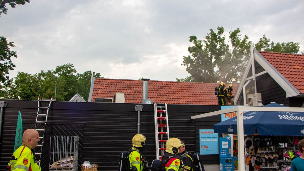 Foto: Brand bij Camping Bad Hoophuizen