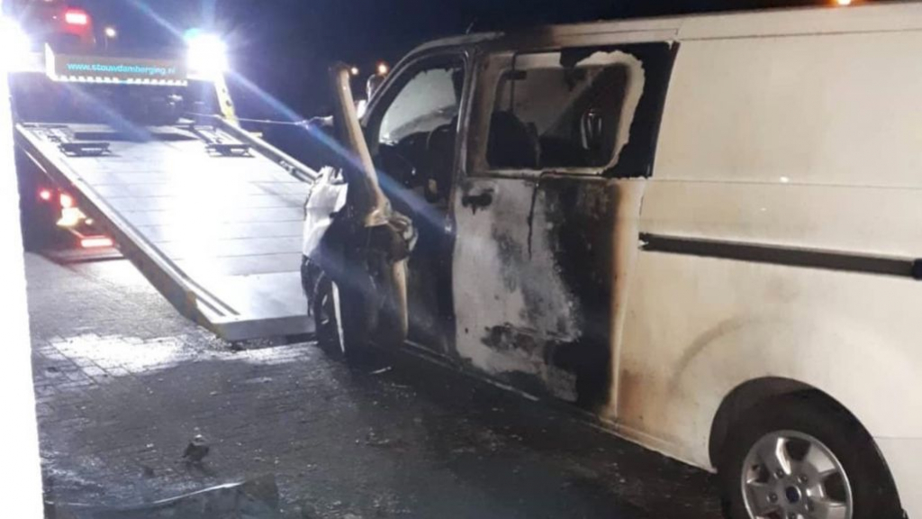 Foto: Dixi’s vermoedelijk in brand gestoken