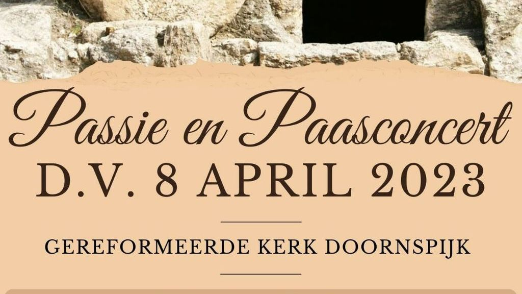 Foto: Passie en Paasconcert in Doornspijk