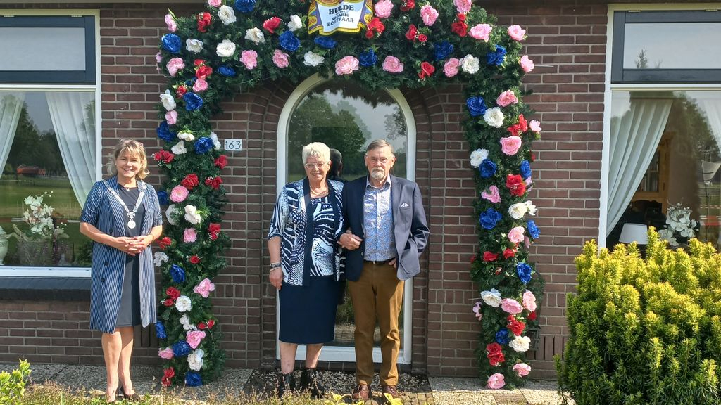 Foto: Echtpaar Van Ommen 50 jaar getrouwd