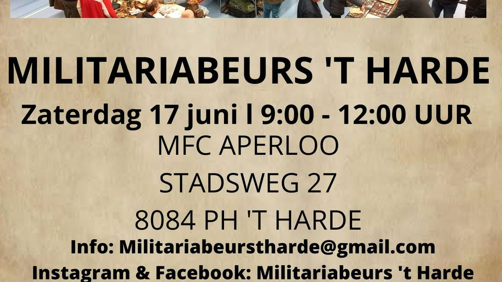 Foto: Militariabeurs op 't Harde