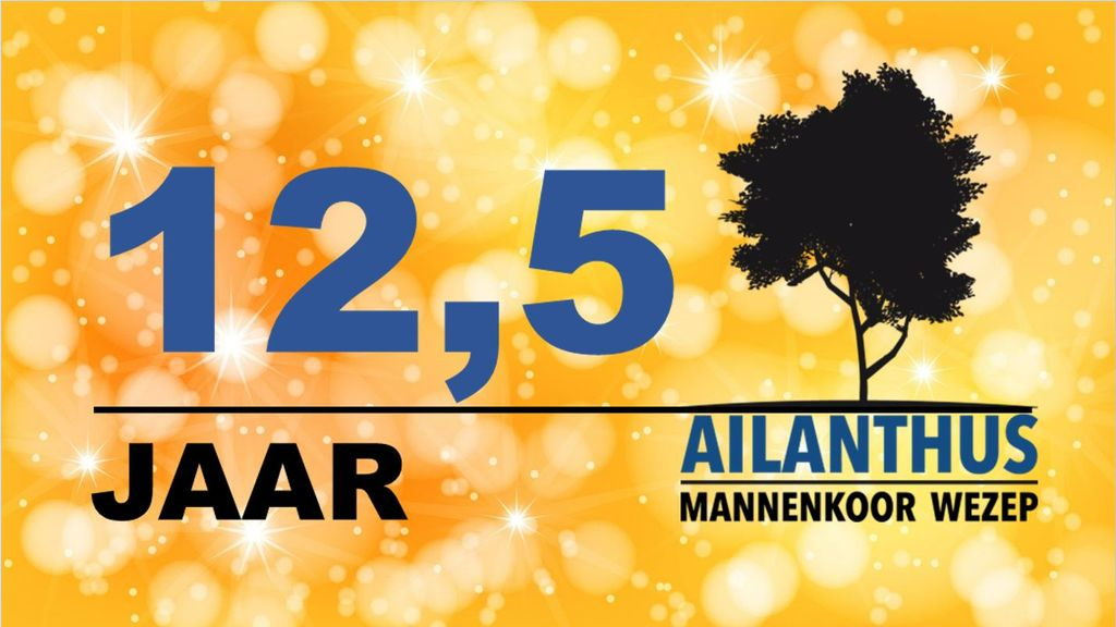 Foto: Oranje-Jubileum concert christelijk mannenkoor Ailanthus