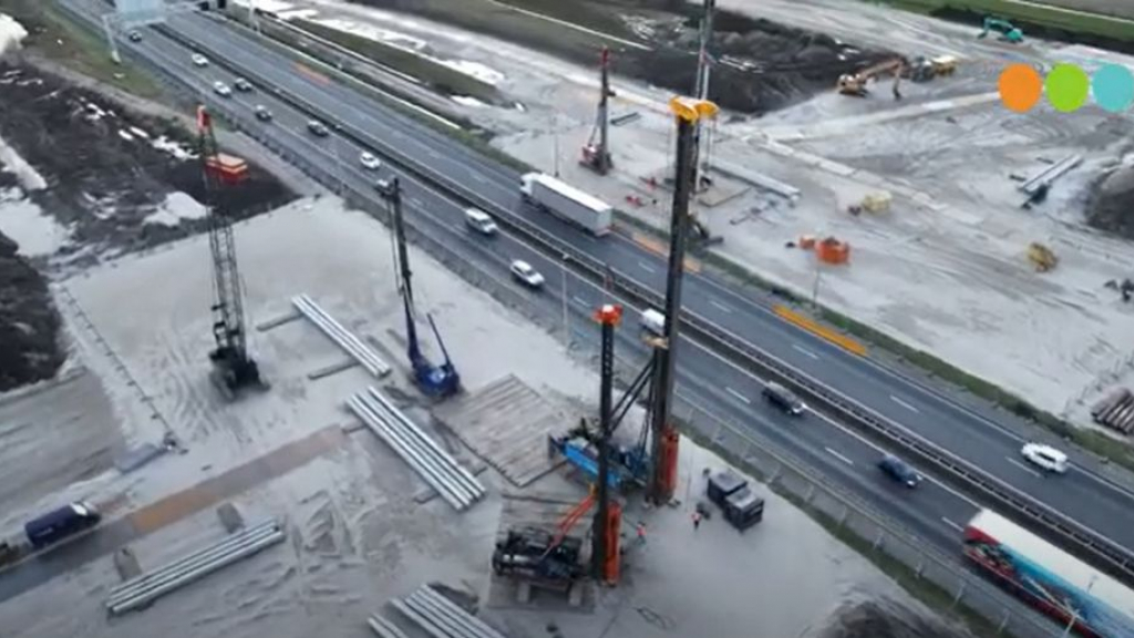 Foto: Update werkzaamheden aansluiting A28
