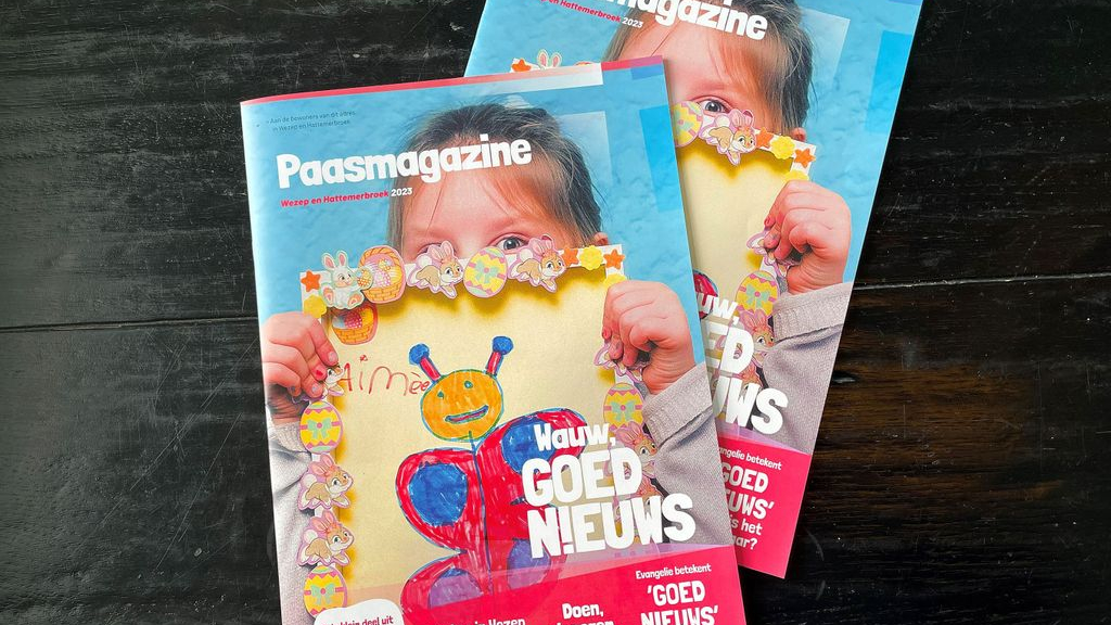 Foto: Een magazine met alleen maar goed nieuws?!
