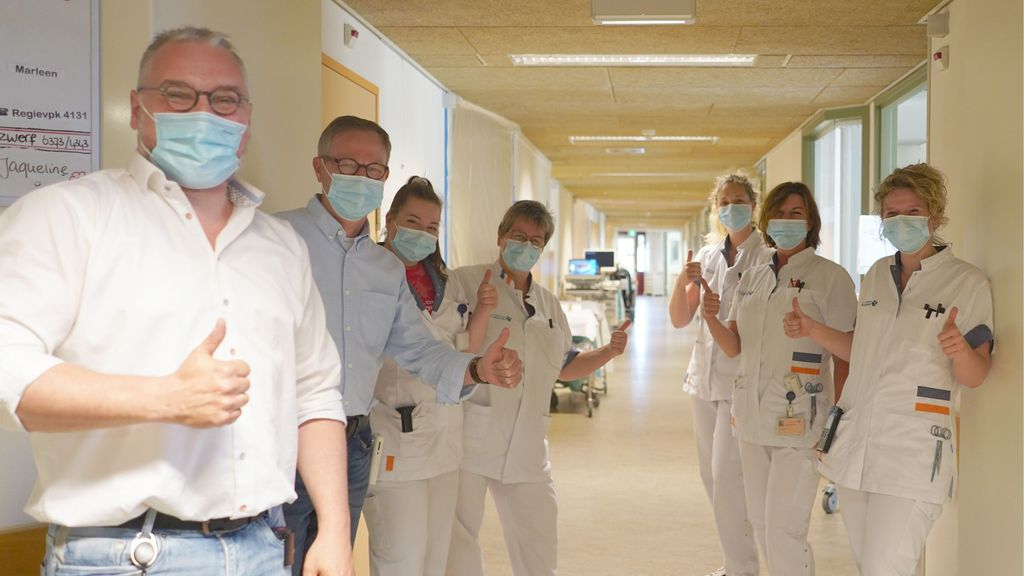 Foto: Halvering van aantal coronapatiënten in St Jansdal