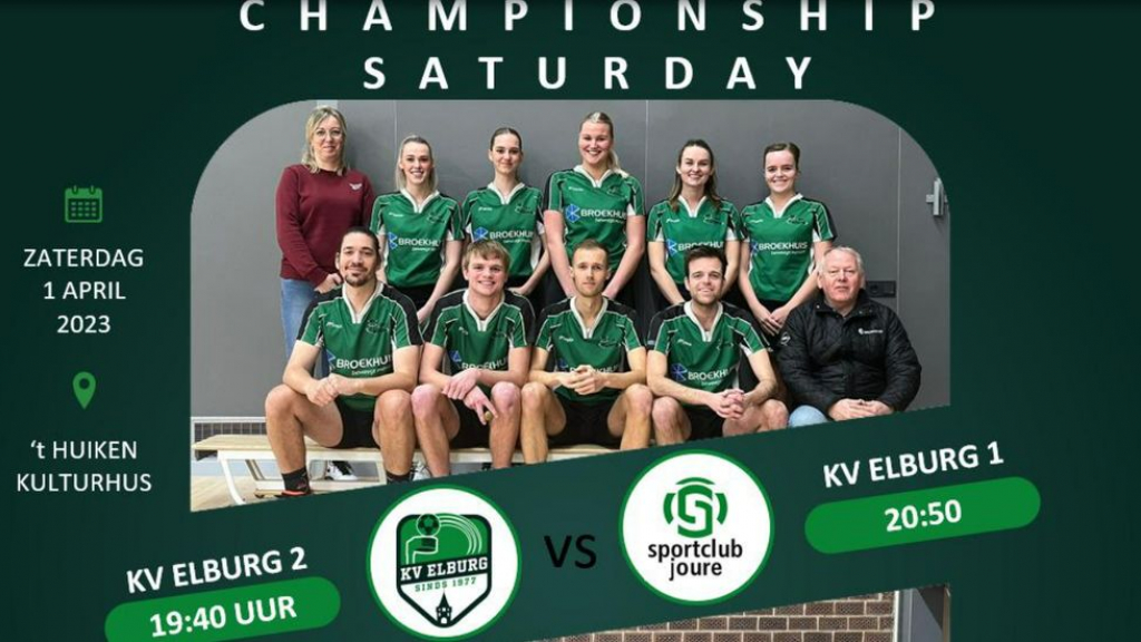 Foto: Kampioenswedstrijd Elburg 1 – Kom massaal naar ’t Huiken