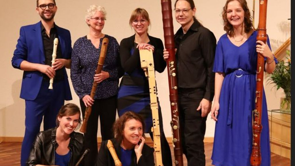 Foto: Gesprek met Annelies Schraa van Blokfluitensemble FEW