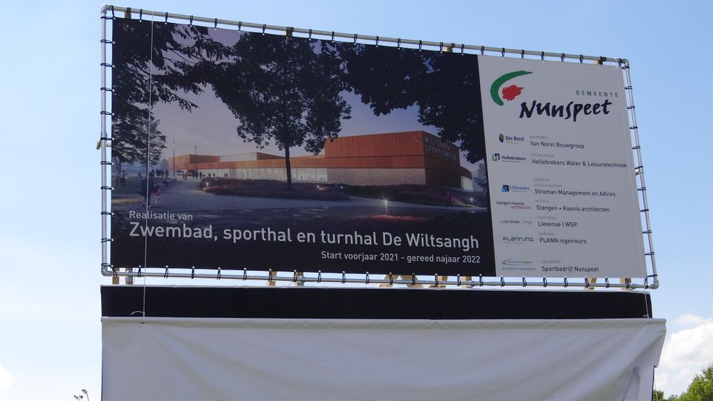 Foto: Nieuwbouw sportcomplex de Wiltsangh gestart