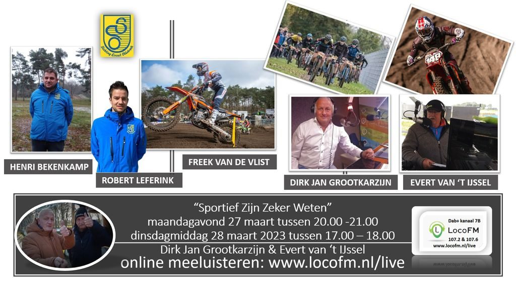 Foto: Freek van de Vlist, Henri Bekenkamp en Robert Leferink  bij Sportief Zijn Zeker Weten