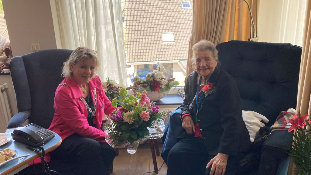 Foto: Oudste inwoner gemeente Oldebroek 104 jaar oud