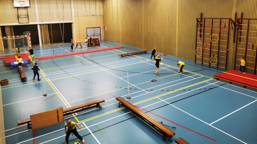 Foto: Sportieve spelmiddag in de Brake voor leerlingen basisschool