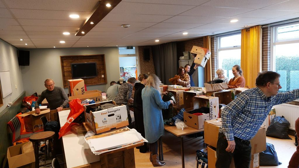 Foto: Weer een succesvolle inzamelingsactie voor Oekraïne