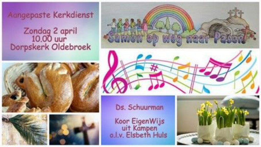 Foto: Aangepaste dienst in de Dorpskerk te Oldebroek