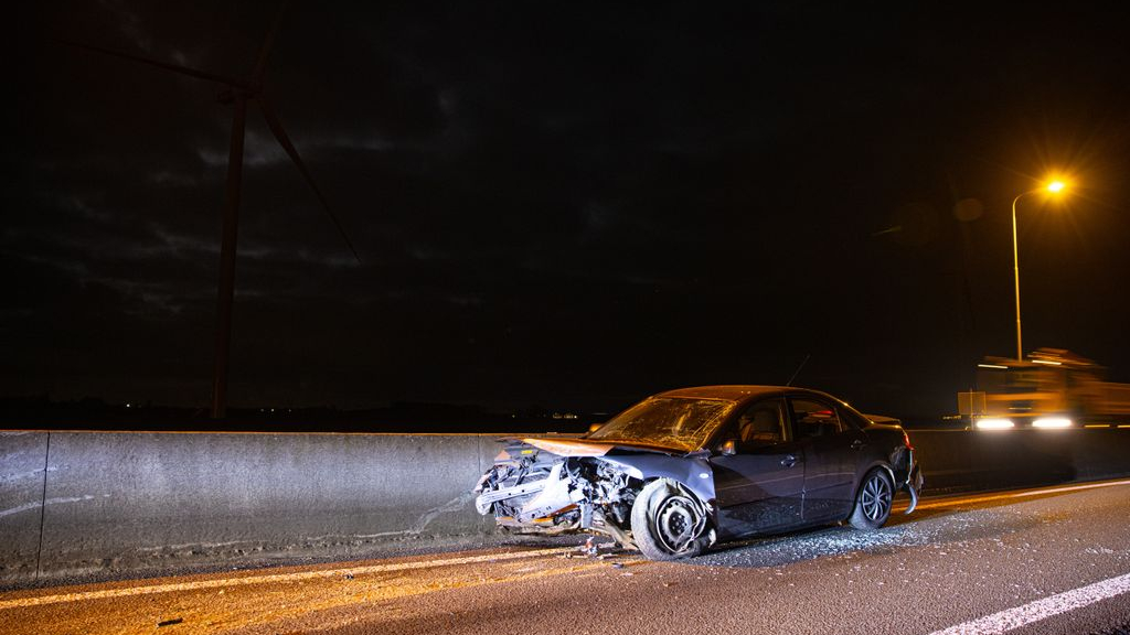 Foto: Politie tasert automobilist na crash