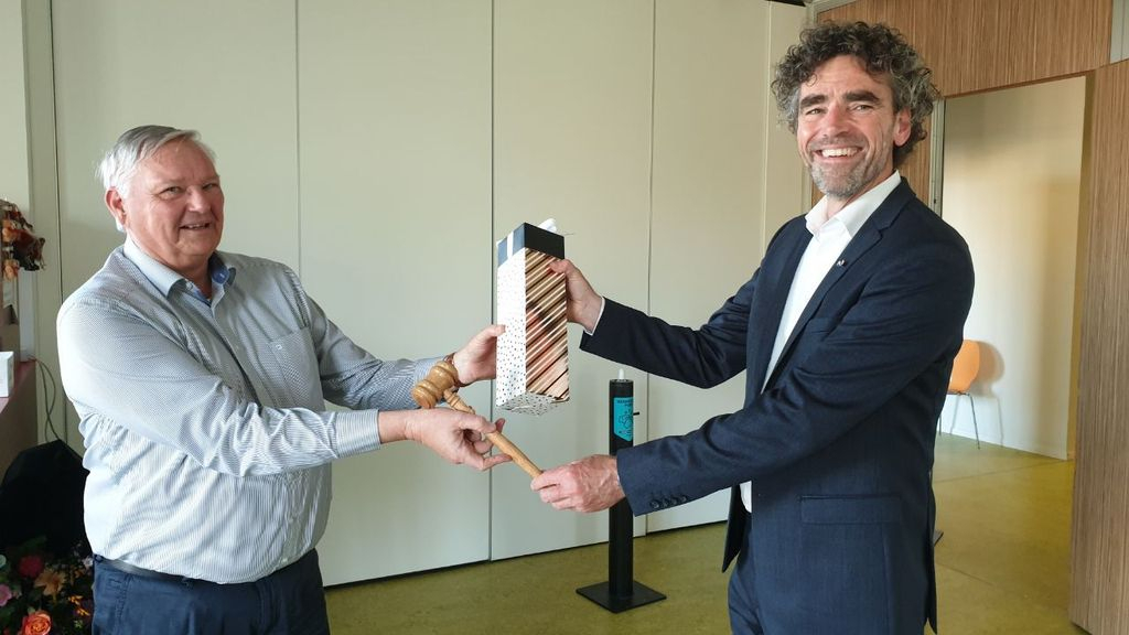 Foto: Cees van Uunen nieuwe voorzitter RTV Nunspeet