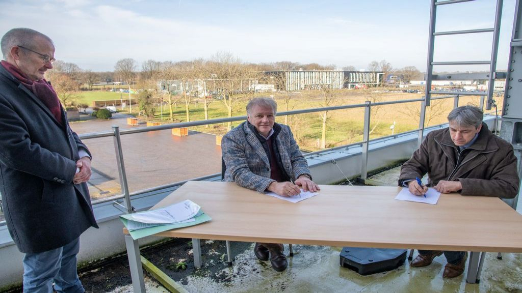 Foto: Zes geïnteresseerde bedrijven voor locatie GPS
