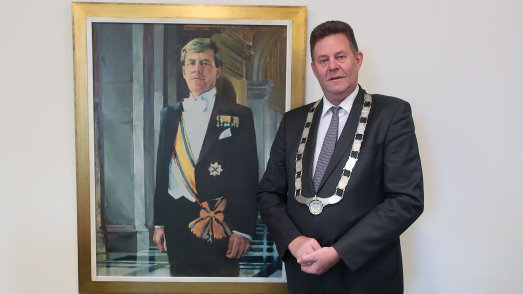 Foto: Burgemeester hoopt op fijne Koningsdag, ondanks de beperkingen