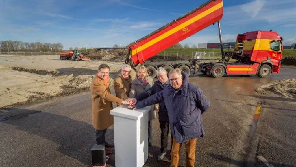 Foto: Start nieuwe aansluiting Wezep/H2O op A28