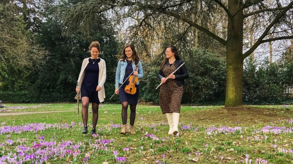 Foto: 'Ensemble Energique', een nieuw initiatief van drie jonge musici