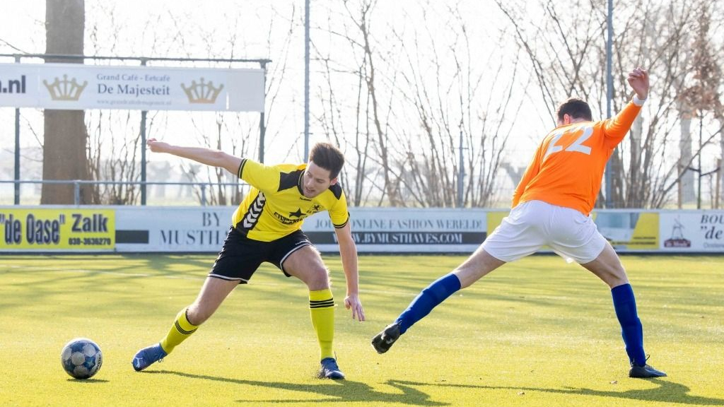 Foto: Topaffiche voor SV Zalk in Zalk