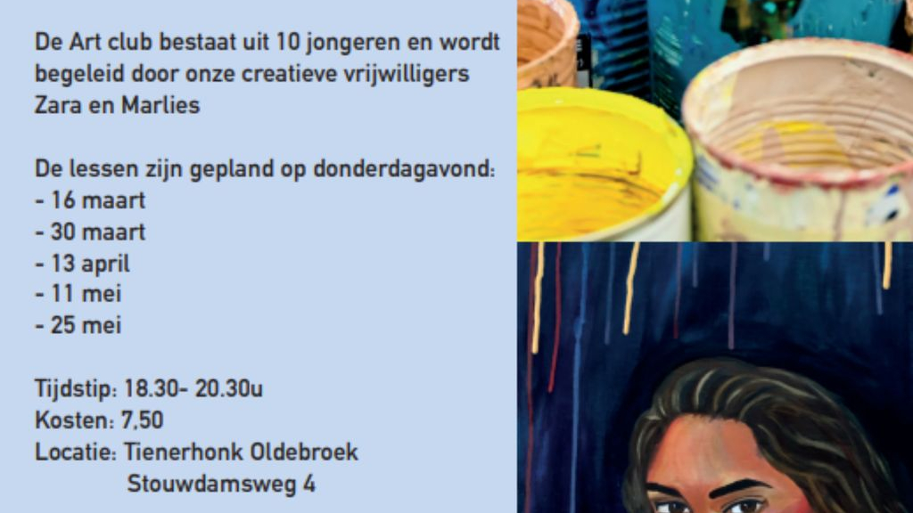 Foto: Art Club start een nieuwe lessenreeks