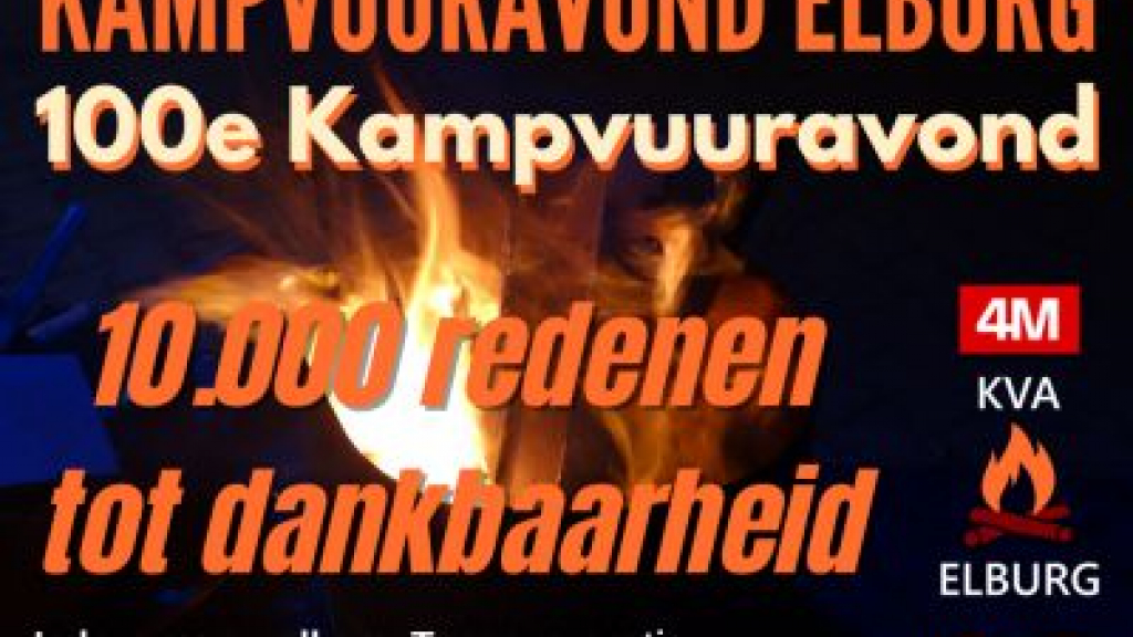 Foto: Feestelijke Kampvuuravond
