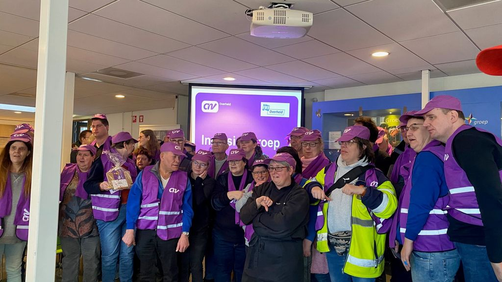 Foto: Grote zorgen om financiële positie werknemers, dus Inclusief Groep legt het werk neer