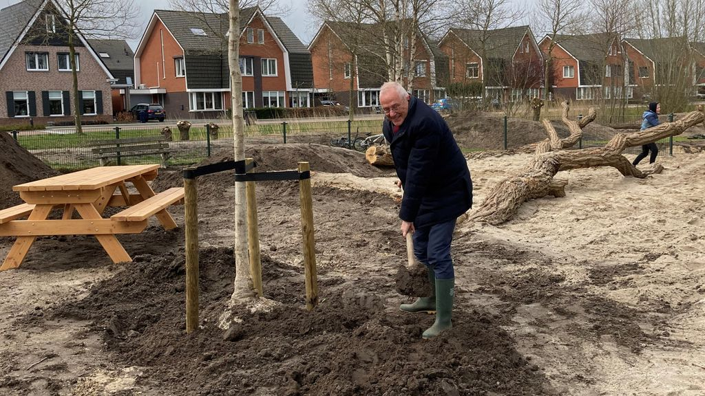 Foto: Speelplek het Kooiveen krijgt steeds meer vorm