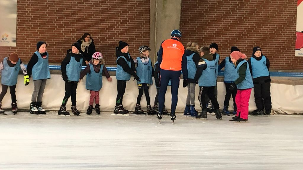 Foto: Succesvolle schaatslessen via Goed Bezig