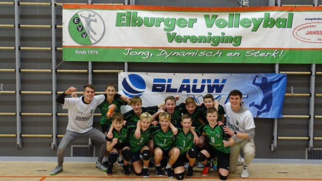 Foto: Halve finale NOJK voor EVV/Blauw Wit JC
