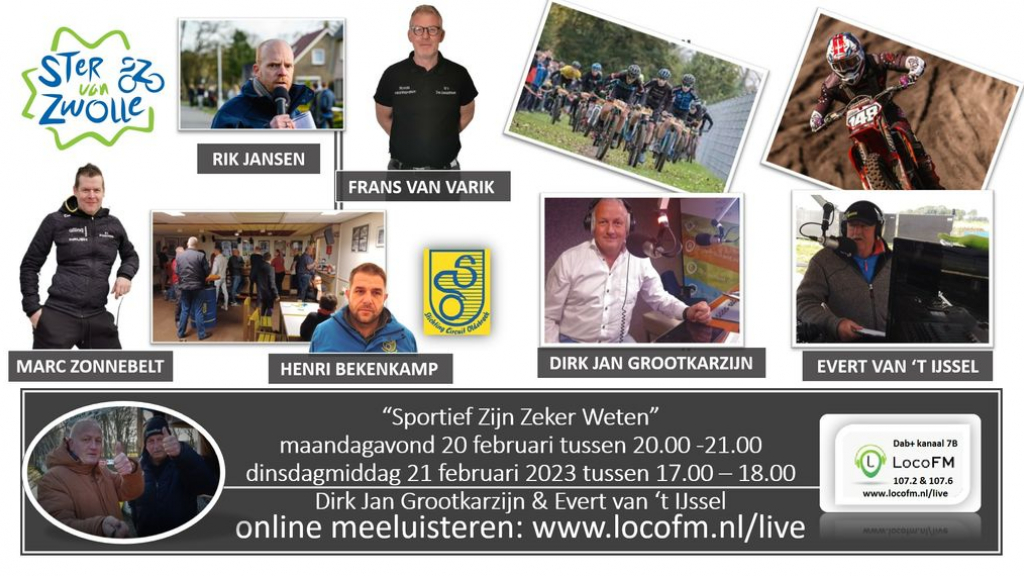 Foto: Mountainbiken, wielrennen en motocross bij  Sportief Zijn Zeker Weten