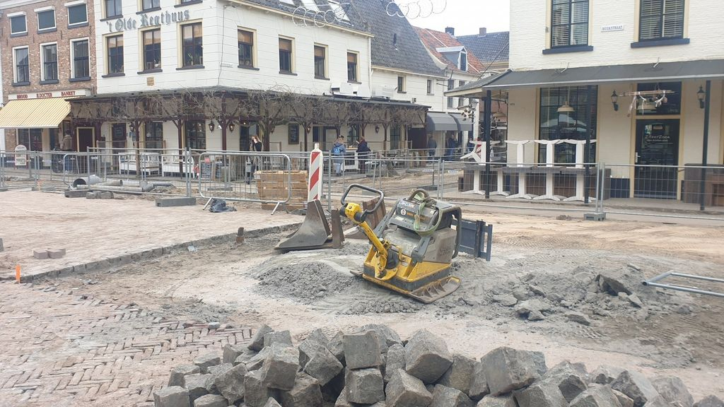 Foto: Laatste fase werkzaamheden De Vesting Elburg