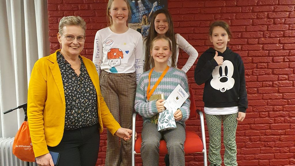 Foto: Jinte Egberts voorleeskampioen Oldebroek