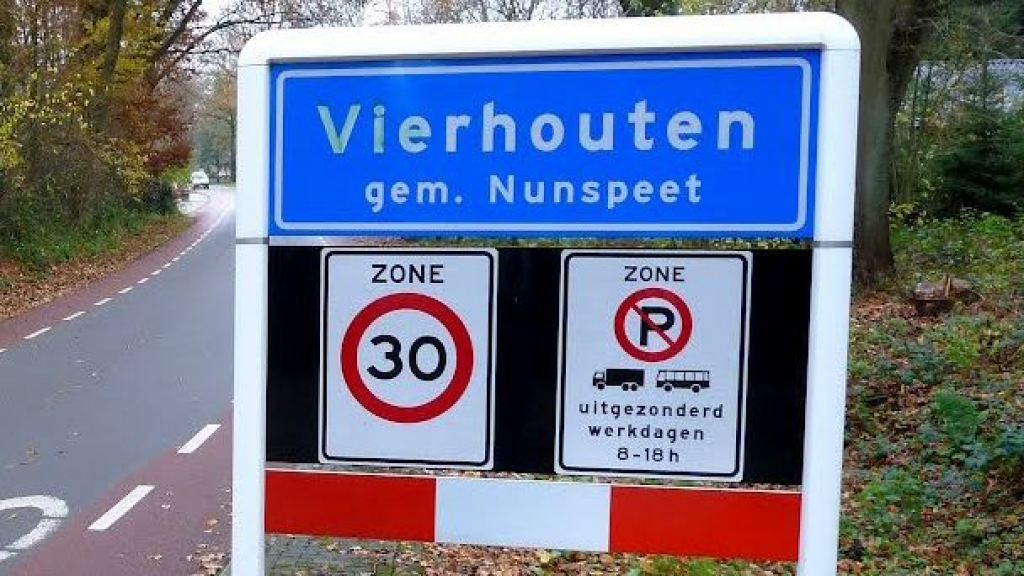 Foto: Gemeente Nunspeet werkt ideeën van inwoners en de Dorpsvereniging Vierhouten over verkeersveiligheid uit