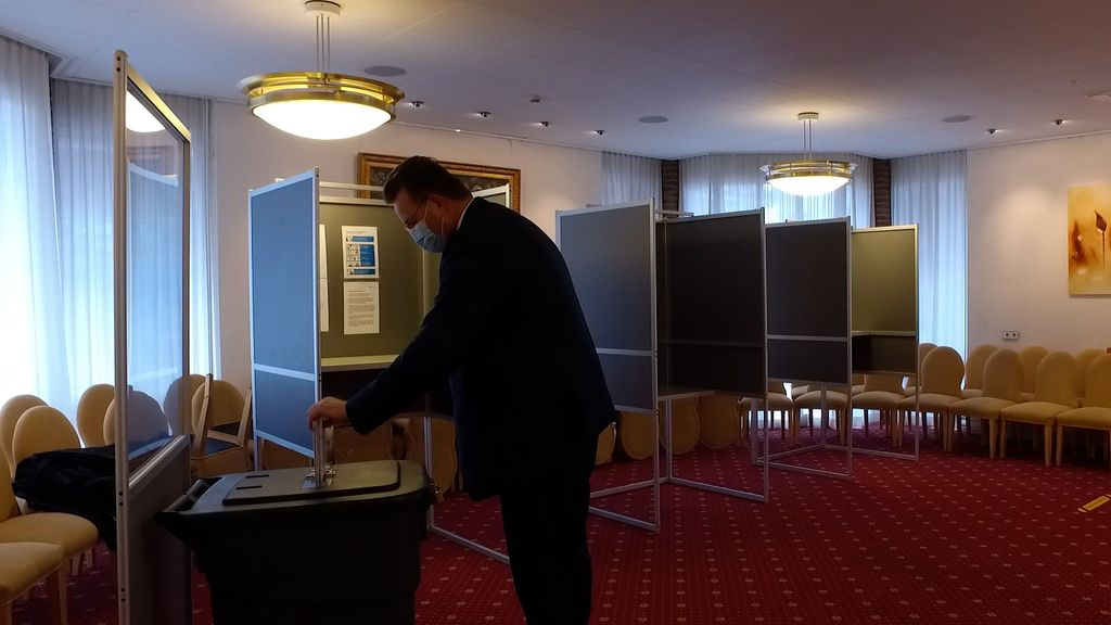 Foto: Tweede Kamerverkiezingen 2021 in de gemeente Nunspeet