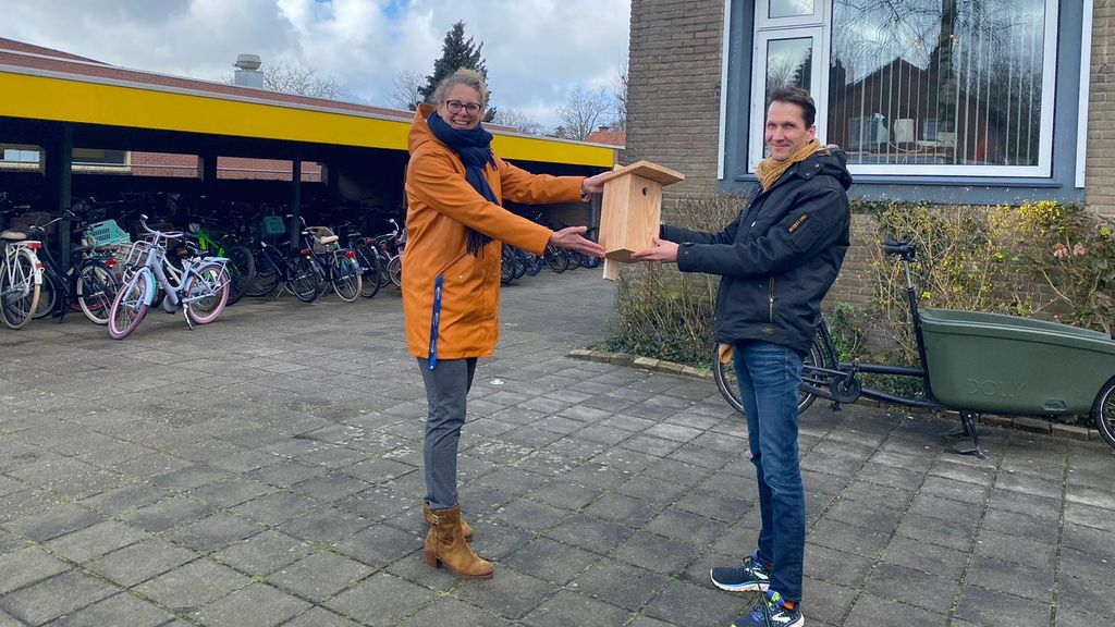 Foto: Gemeente wil meer groen op schoolpleinen; vaak een grijs gezicht